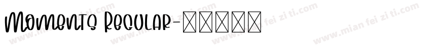 Moments Regular字体转换